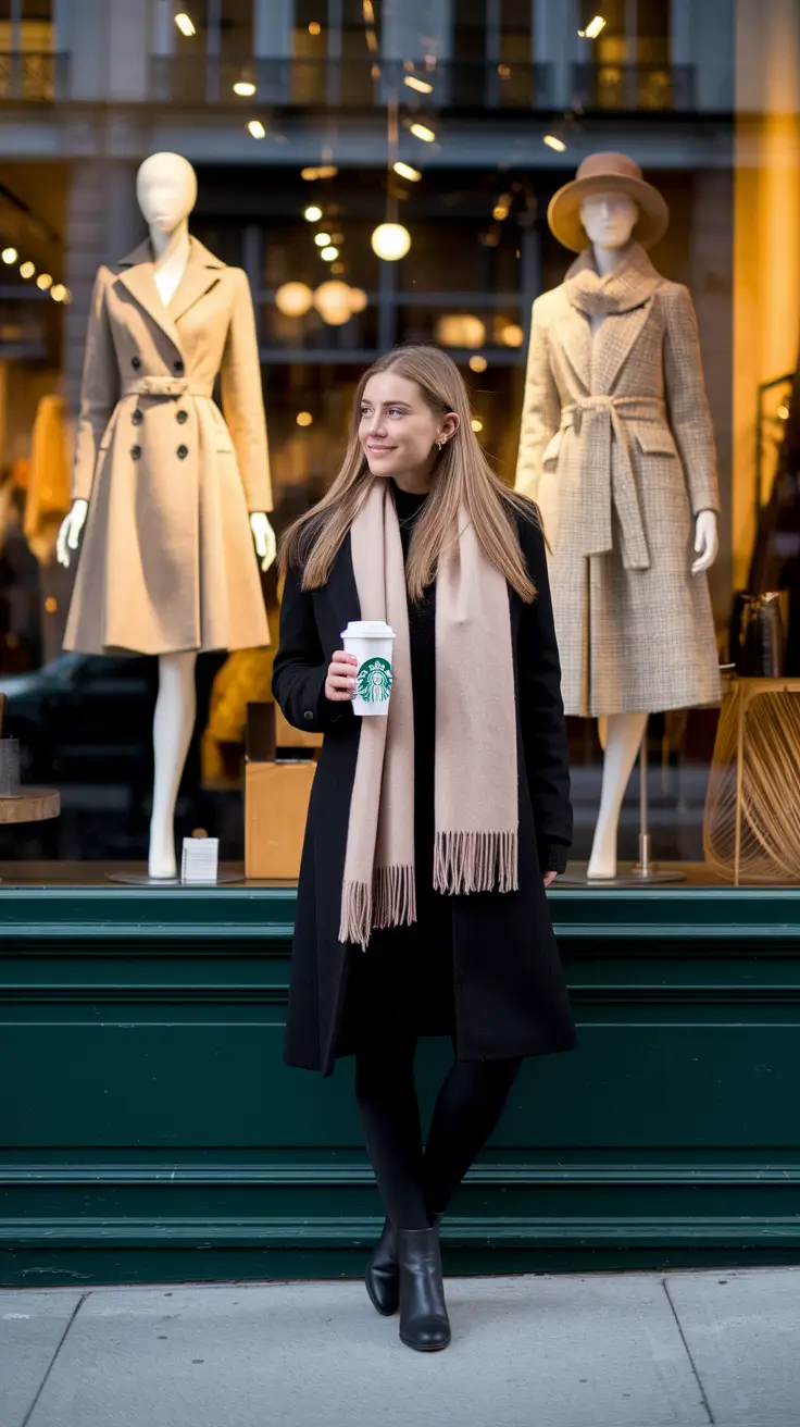 autumn outfits Downtown Coffee Run
