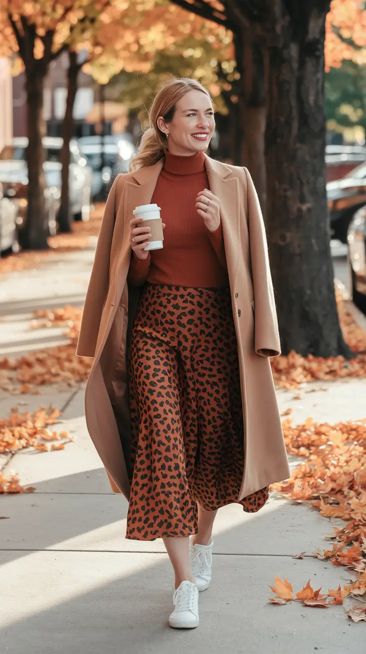 cute fall outfits for women Spiced Neutrals with a Bold Twist