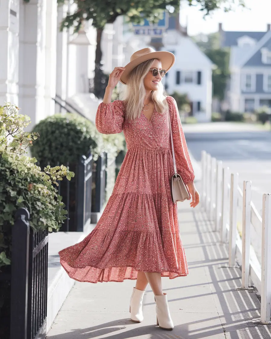 fall birthday outfits Whimsical Florals & Creamy Neutrals