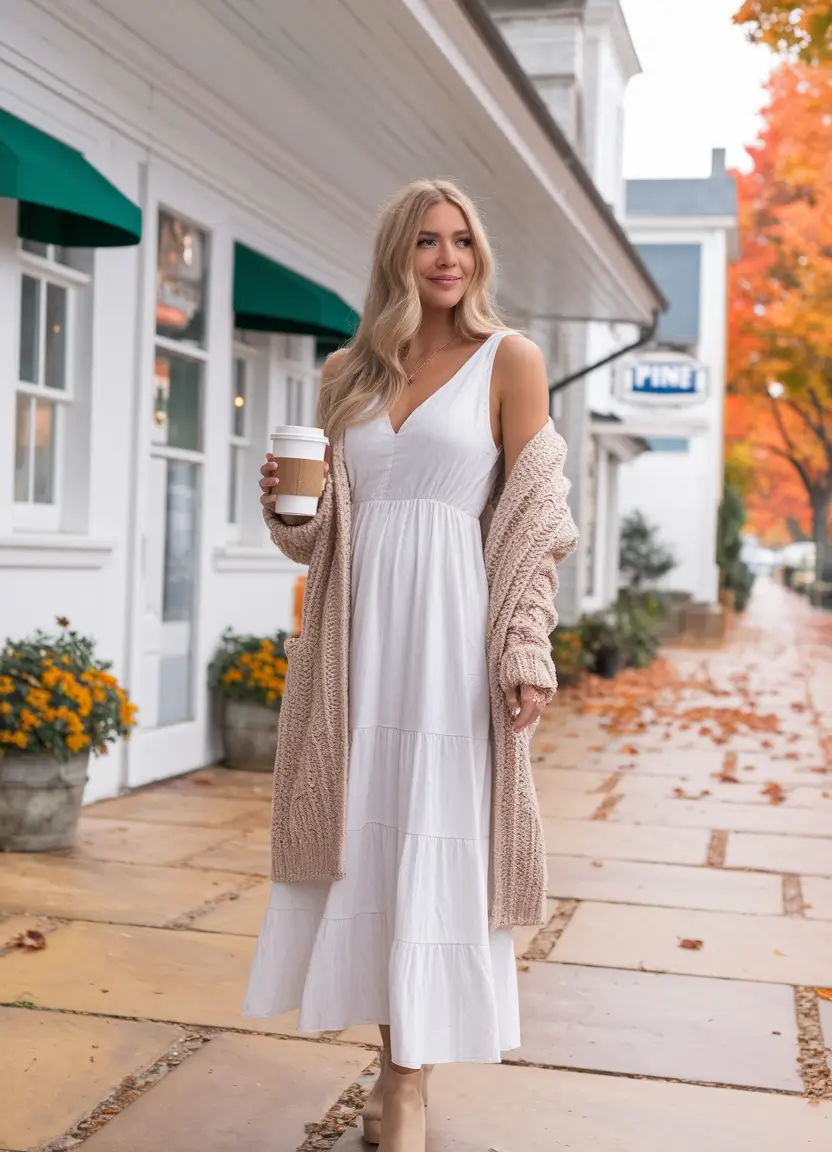 fall birthday outfits Romantic Layers for a Cozy Birthday