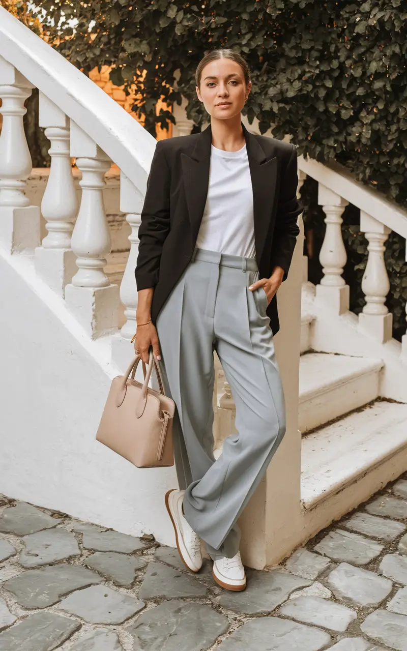 fall business casual outfits Soft Suiting with a Relaxed Finish