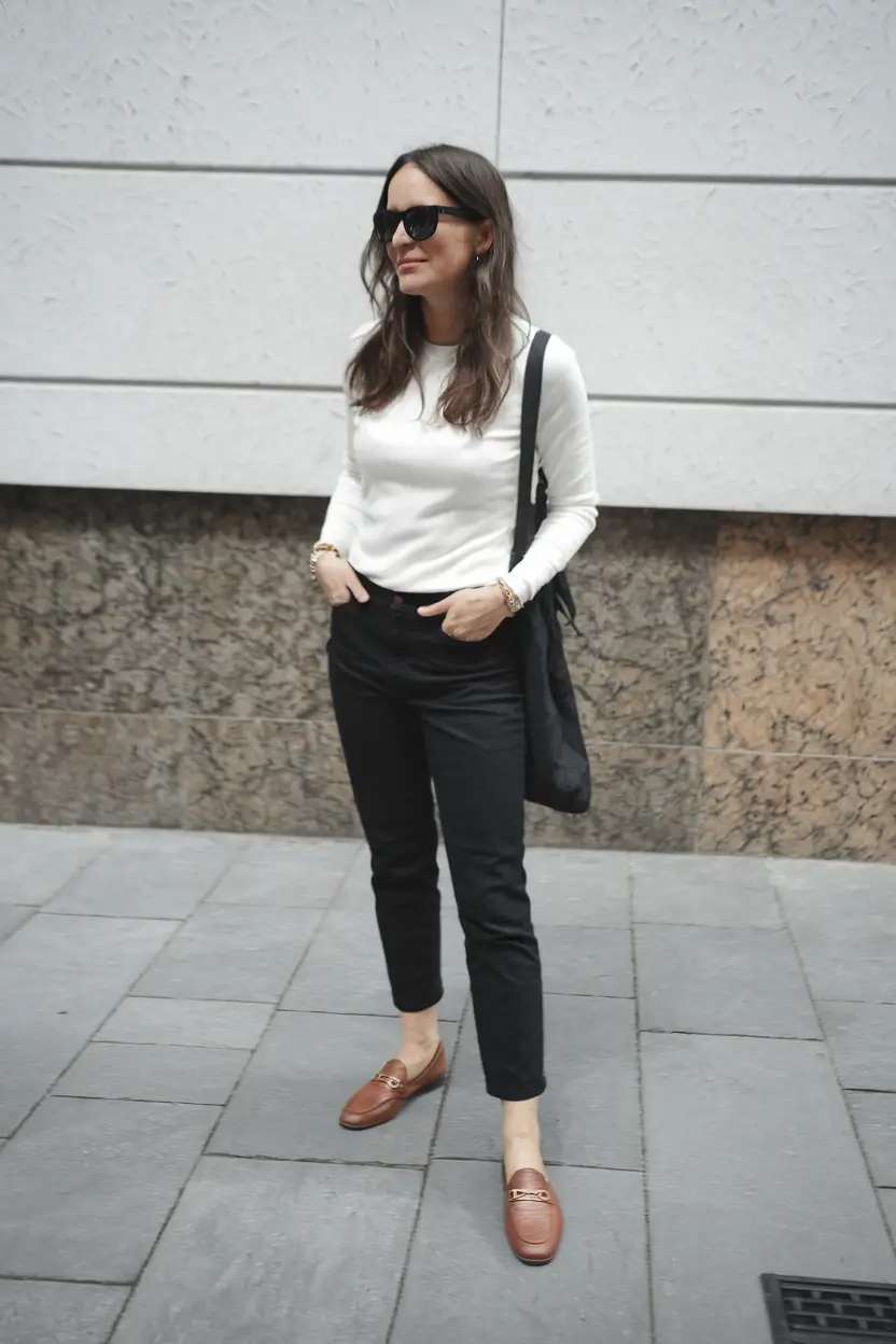 fall capsule wardrobe Minimalist Neutrals with a Classic Twist