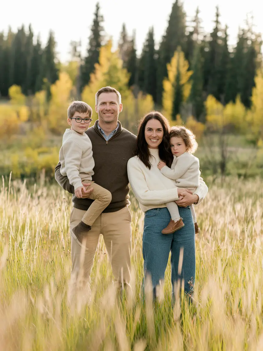 fall family pictures outfits Soft Sweaters and Classic Denim