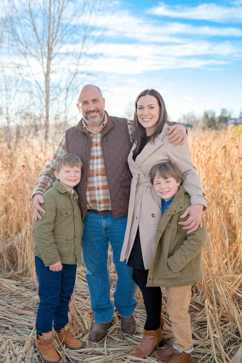 fall family pictures outfits olive green Field-Ready Neutrals with a Rugged Twist