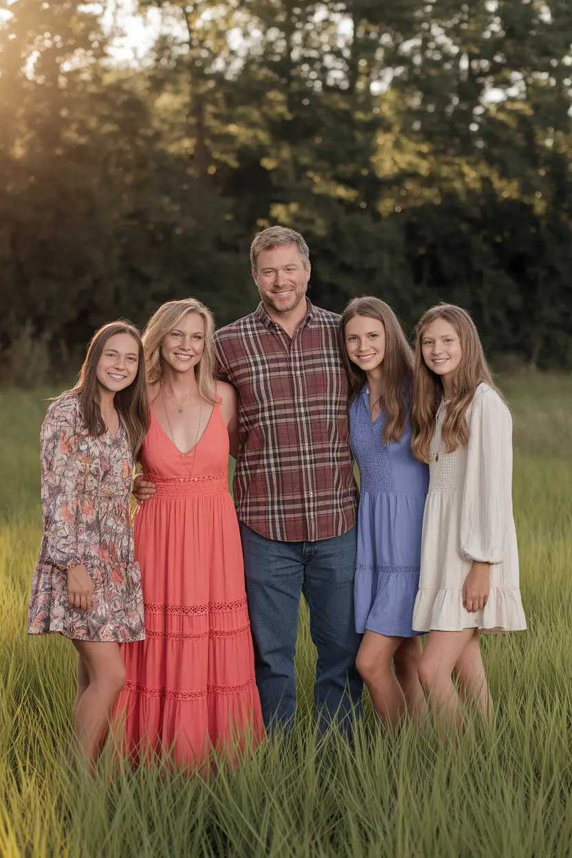 fall family pictures outfits Golden Hour Dresses in Jewel Tones