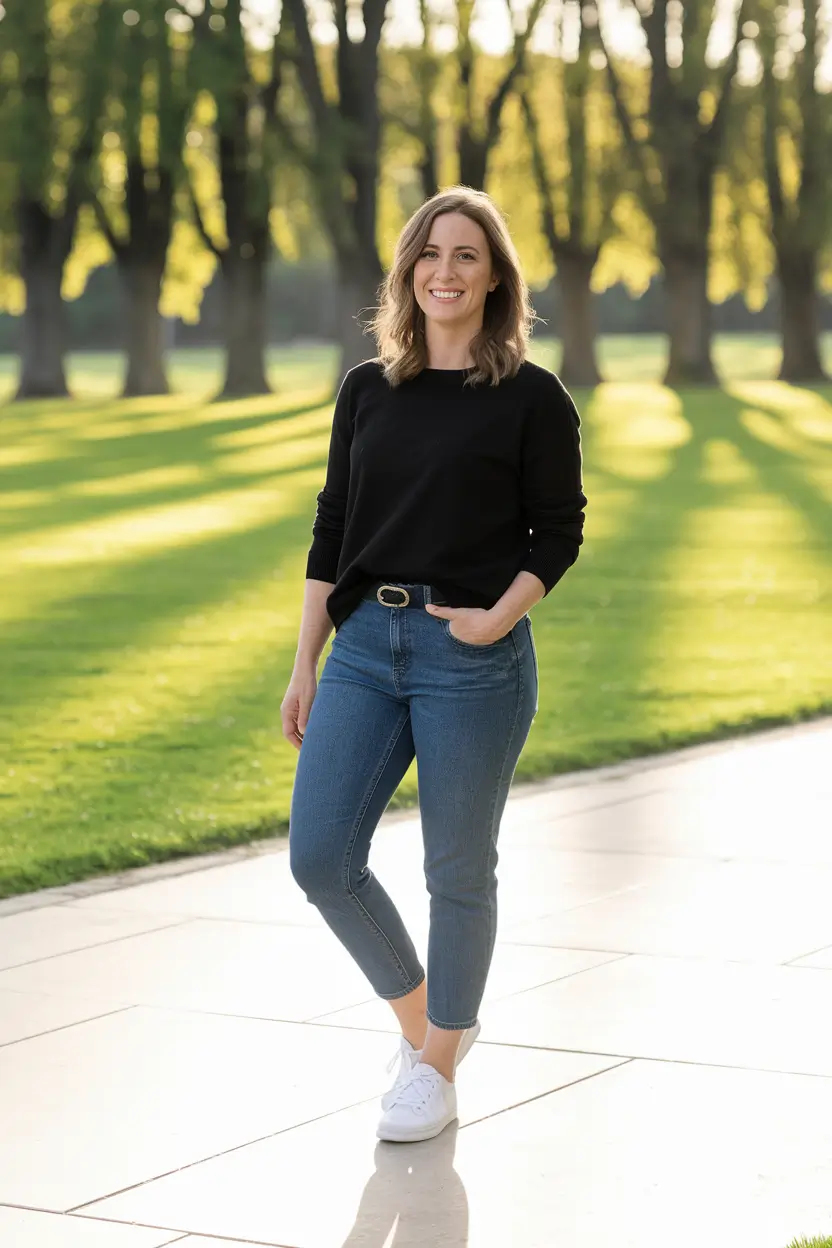 fall outfits for women over 30 Weekend Denim, Perfected