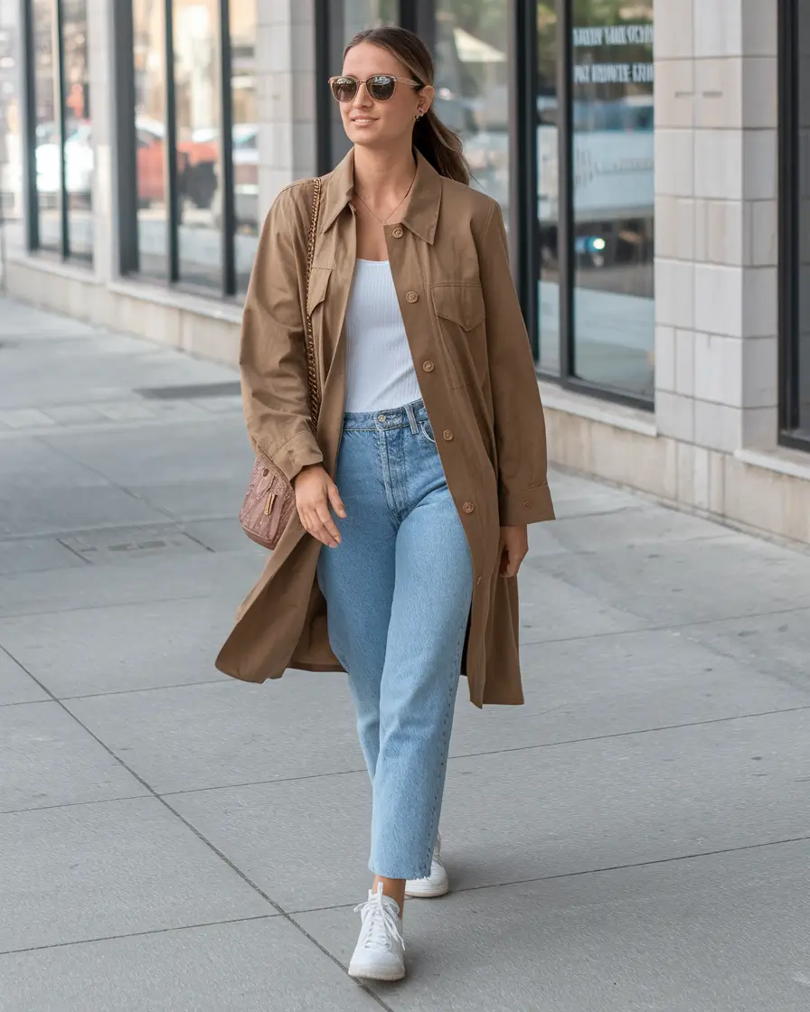 summer to fall transition outfits - City Walks and Trench Goals