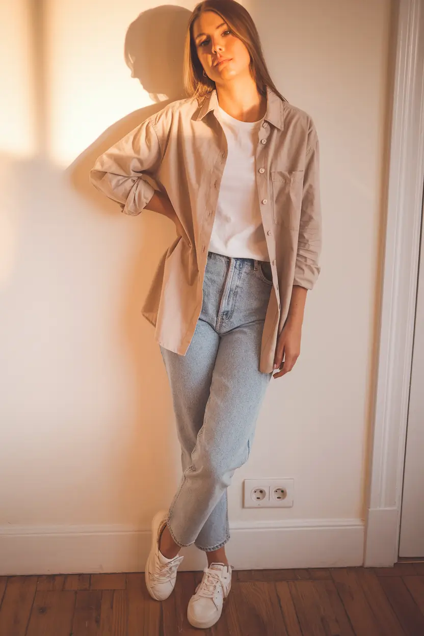 summer to fall transition outfits - Golden Hour Tones with Classic Cool
