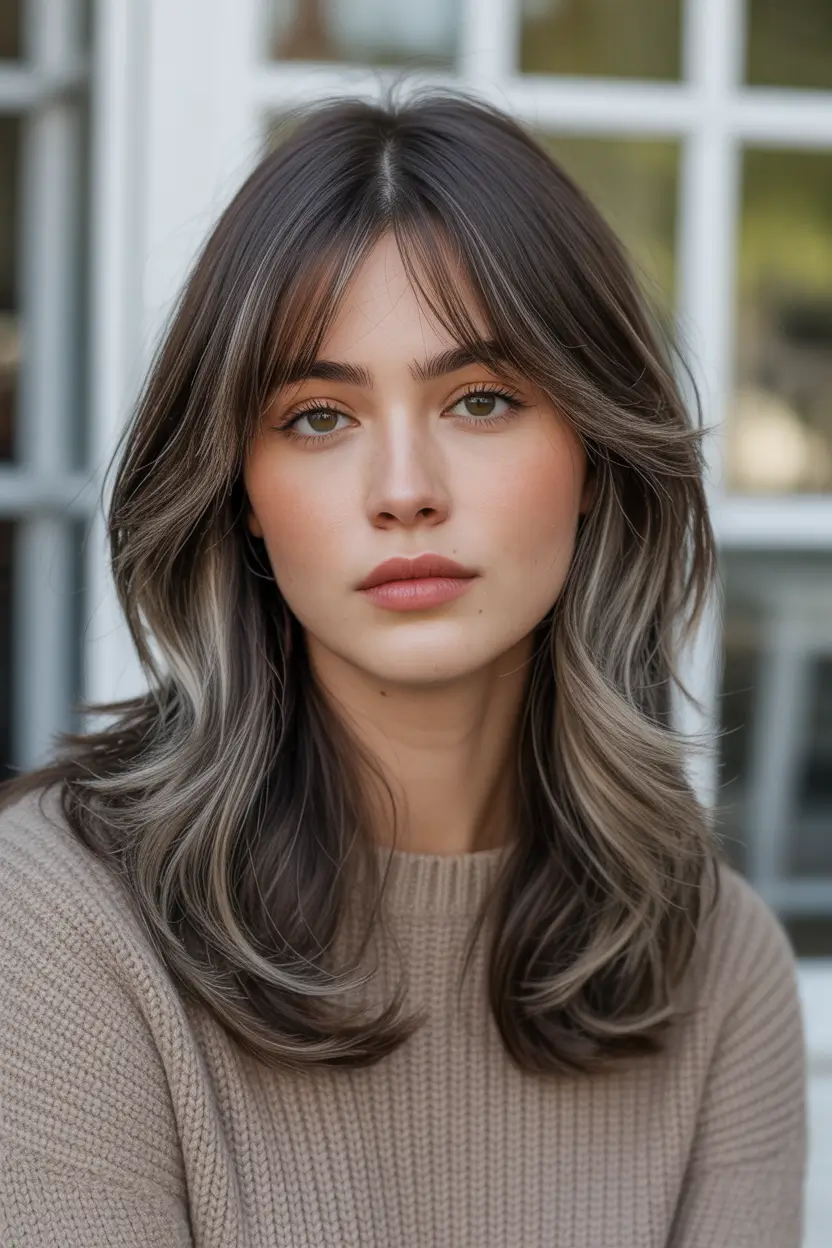 August haircuts shaggy curtain layers medium hair