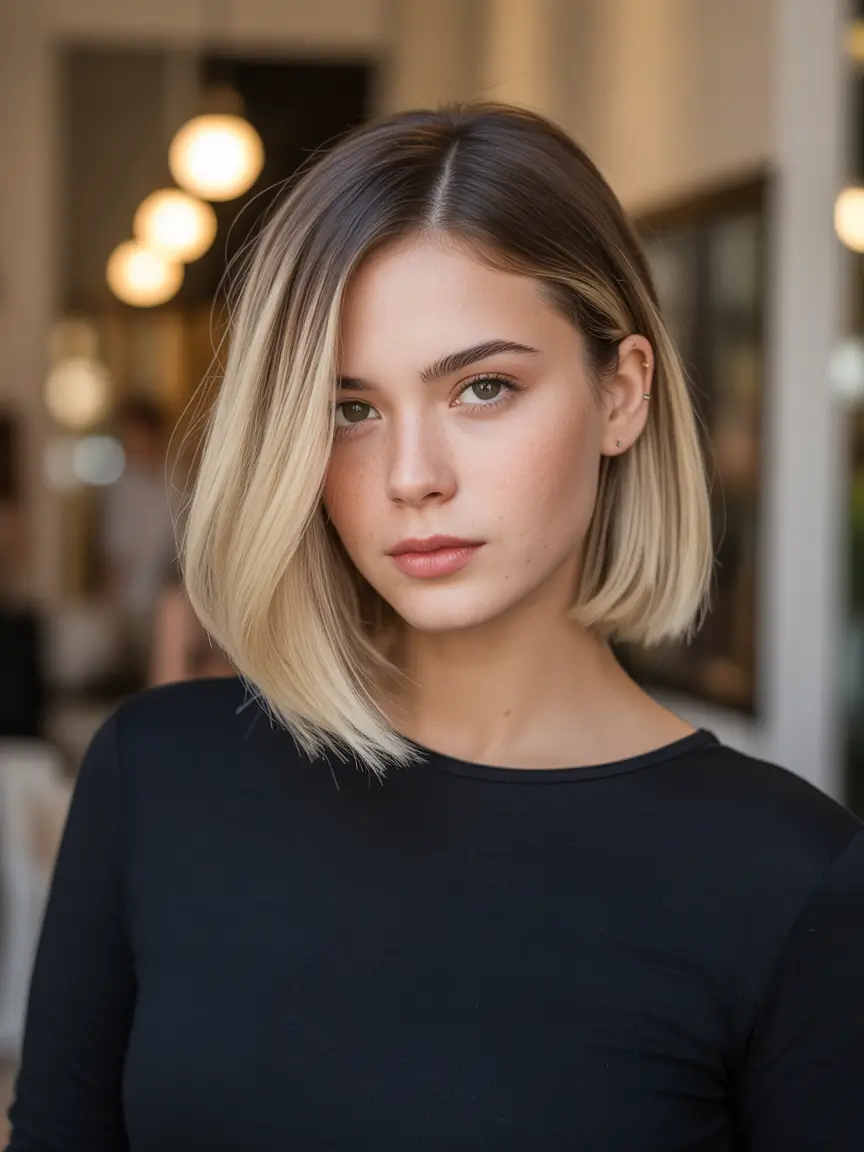 August haircuts straight hair angled bob blonde