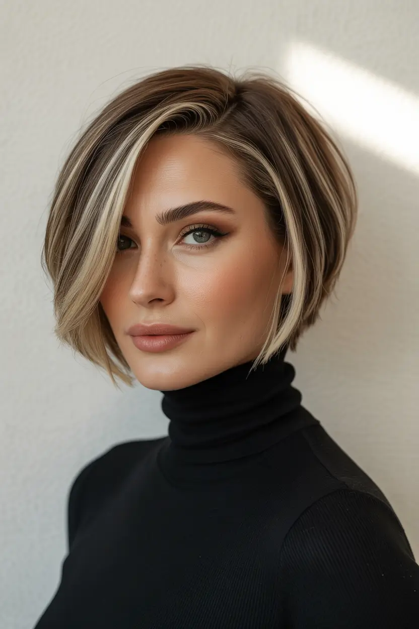 August haircuts pixie bob side parted