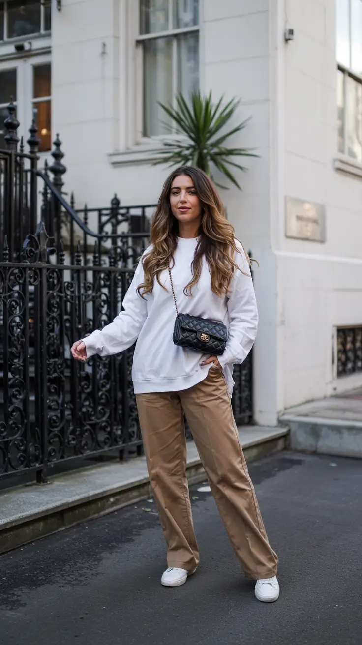 early fall outfits Slouchy Comfort, City Cool