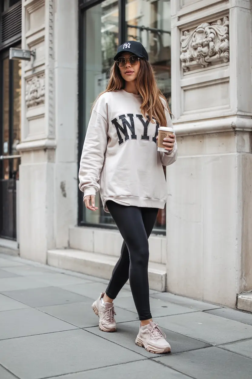 early fall outfits Sporty Cool with Streetwear Twist