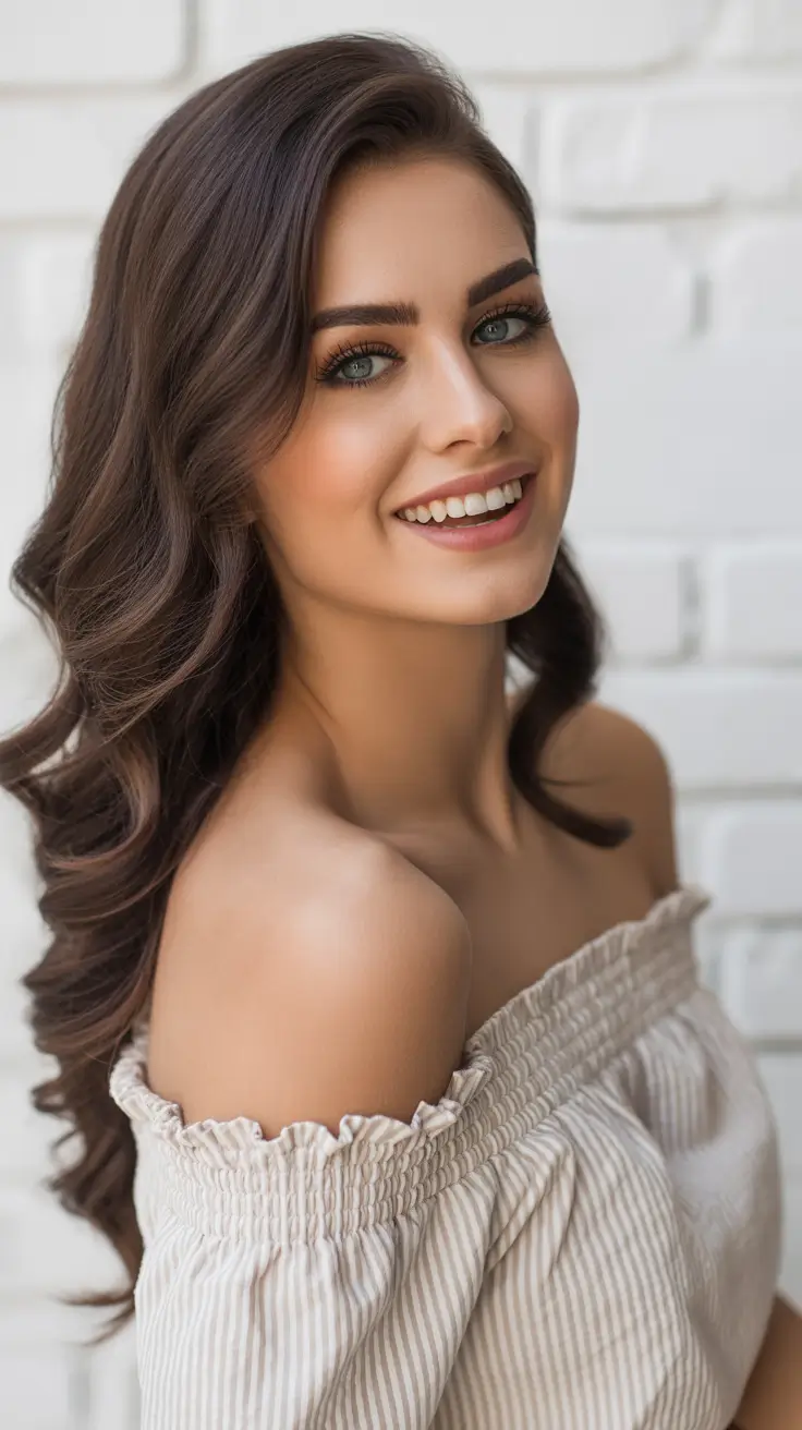 easy fall hairstyles Romantic Waves That Work Year-Round