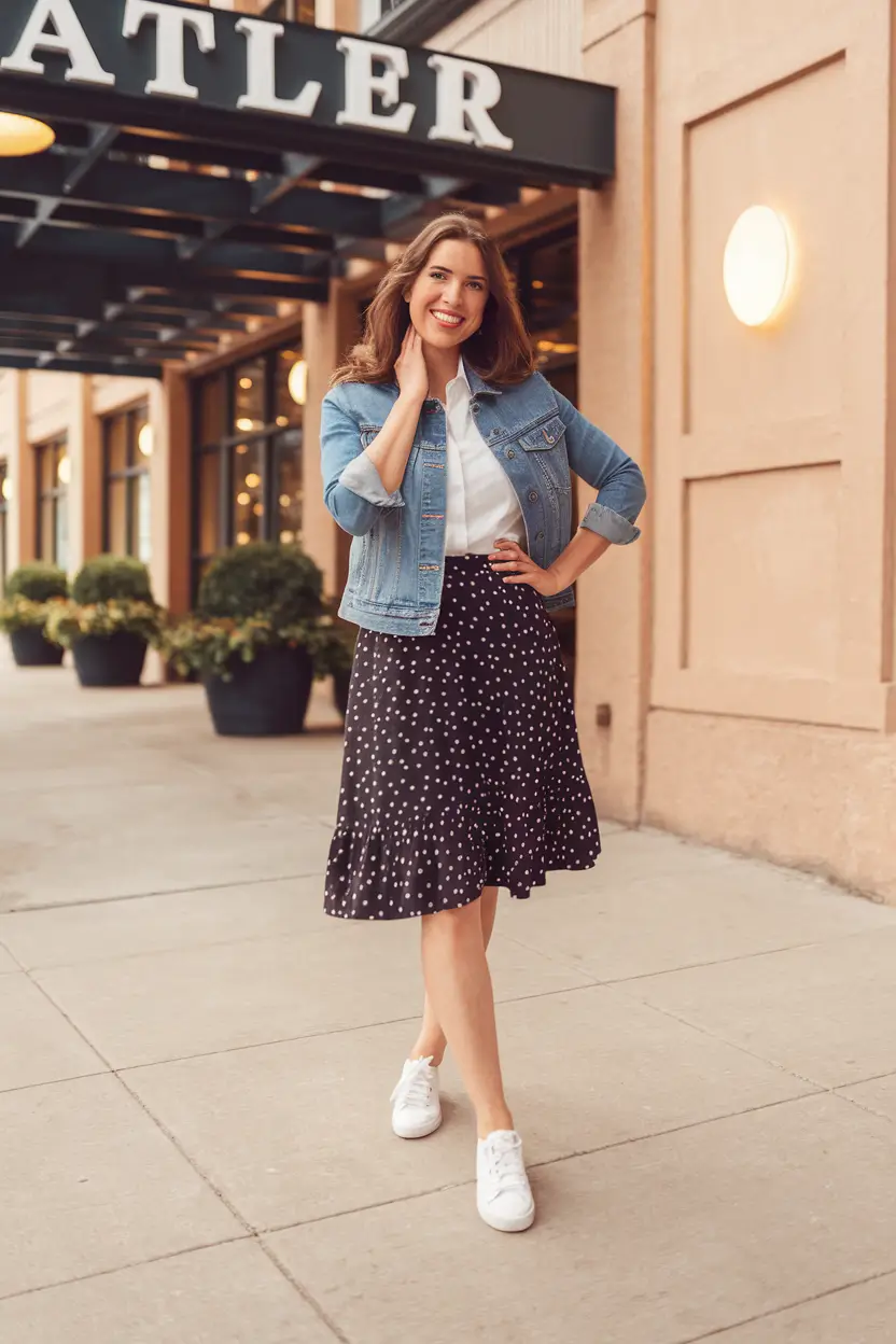 everyday fall outfits Denim & Dots Done Right