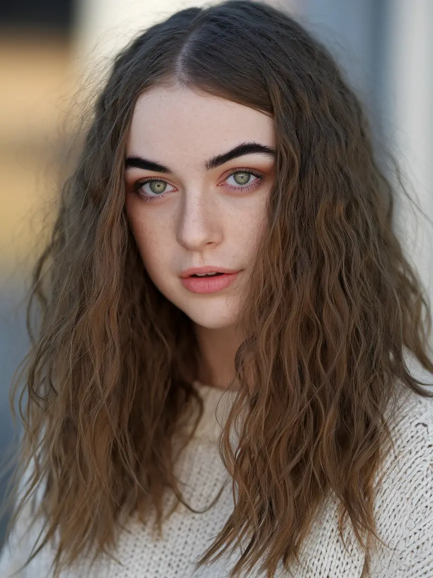 fall brown hair color ideas Airy Texture Meets Rich Cocoa Curls
