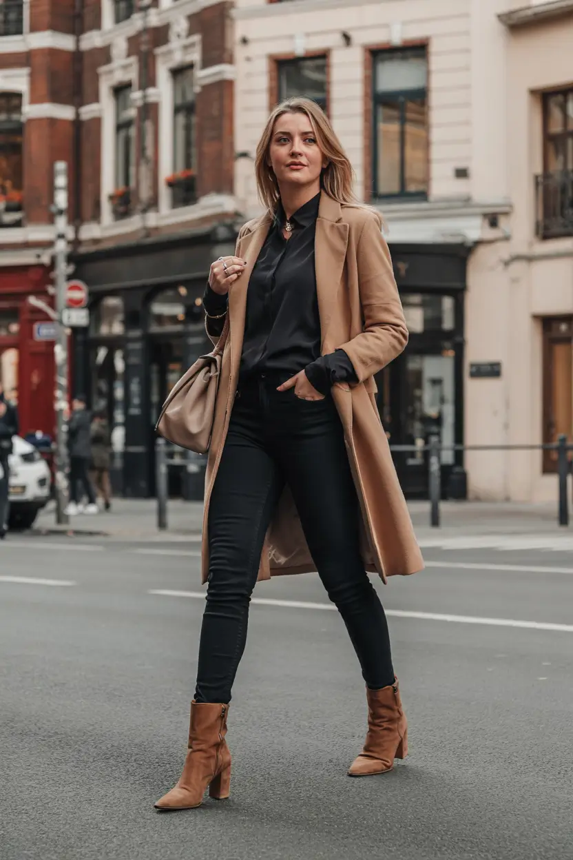fall fashion outfits Office-Core with a Streetwise Twist