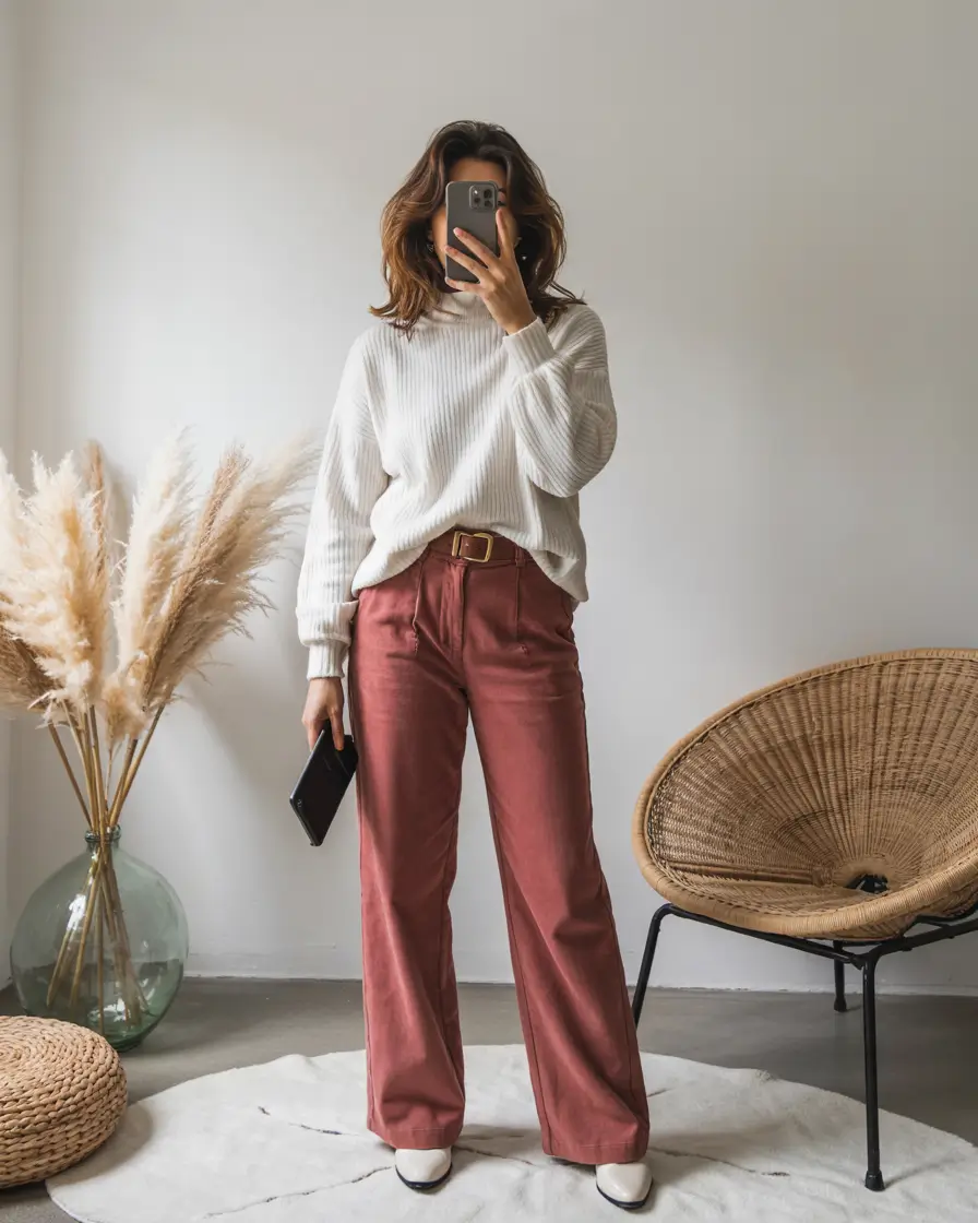 fall fashion outfits 2025 women Warm Earth Tones with a Corduroy Comeback