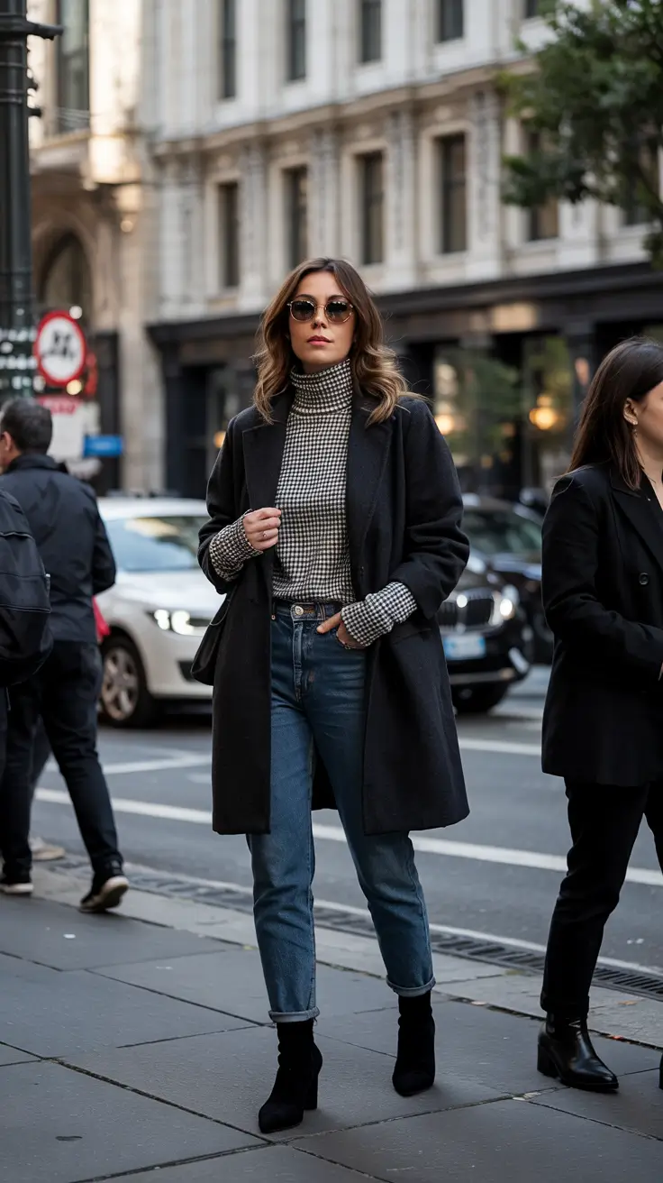 fall fashion trends for women 2025 Modern Mod with Gingham Cool