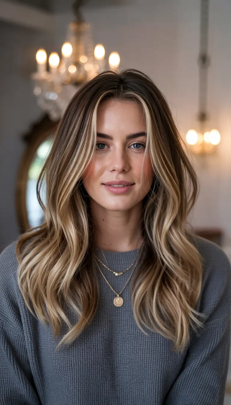 fall hair color ideas Honey Beige Blonde with Luxe Finish
