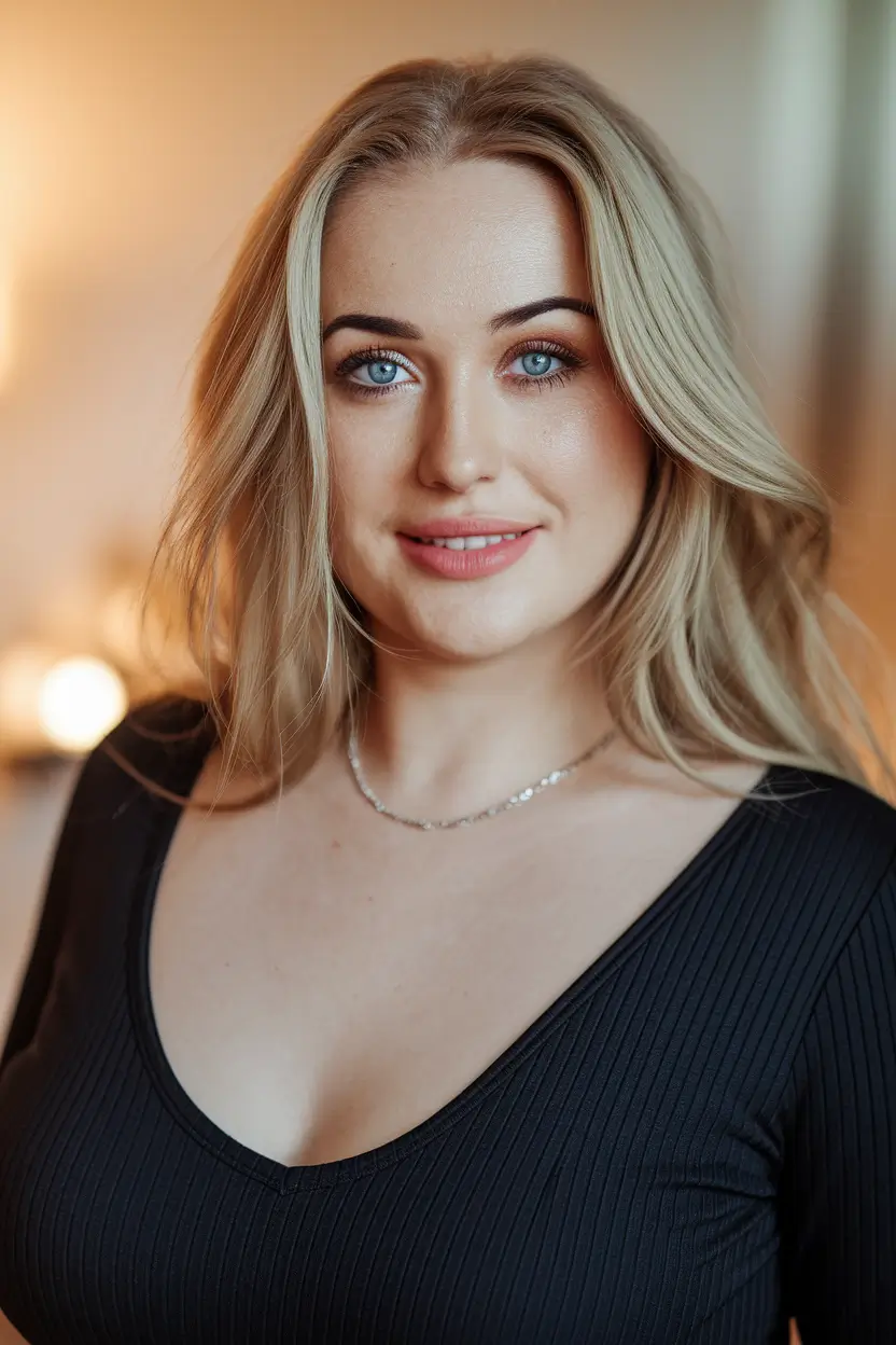 fall hair color for blondes 2025 Golden Beige Layers with a Warm Glow