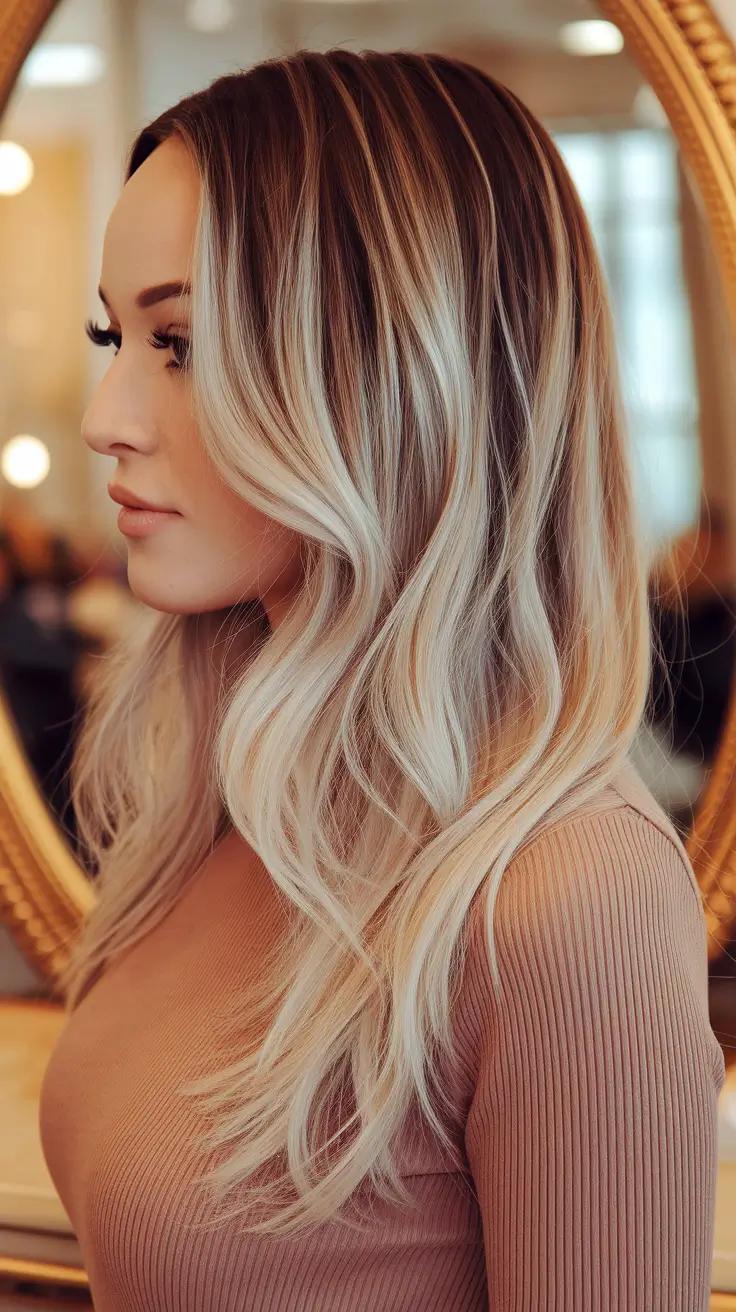 caramel balayage Honey-Rooted Balayage with Delicate Bright Ends
