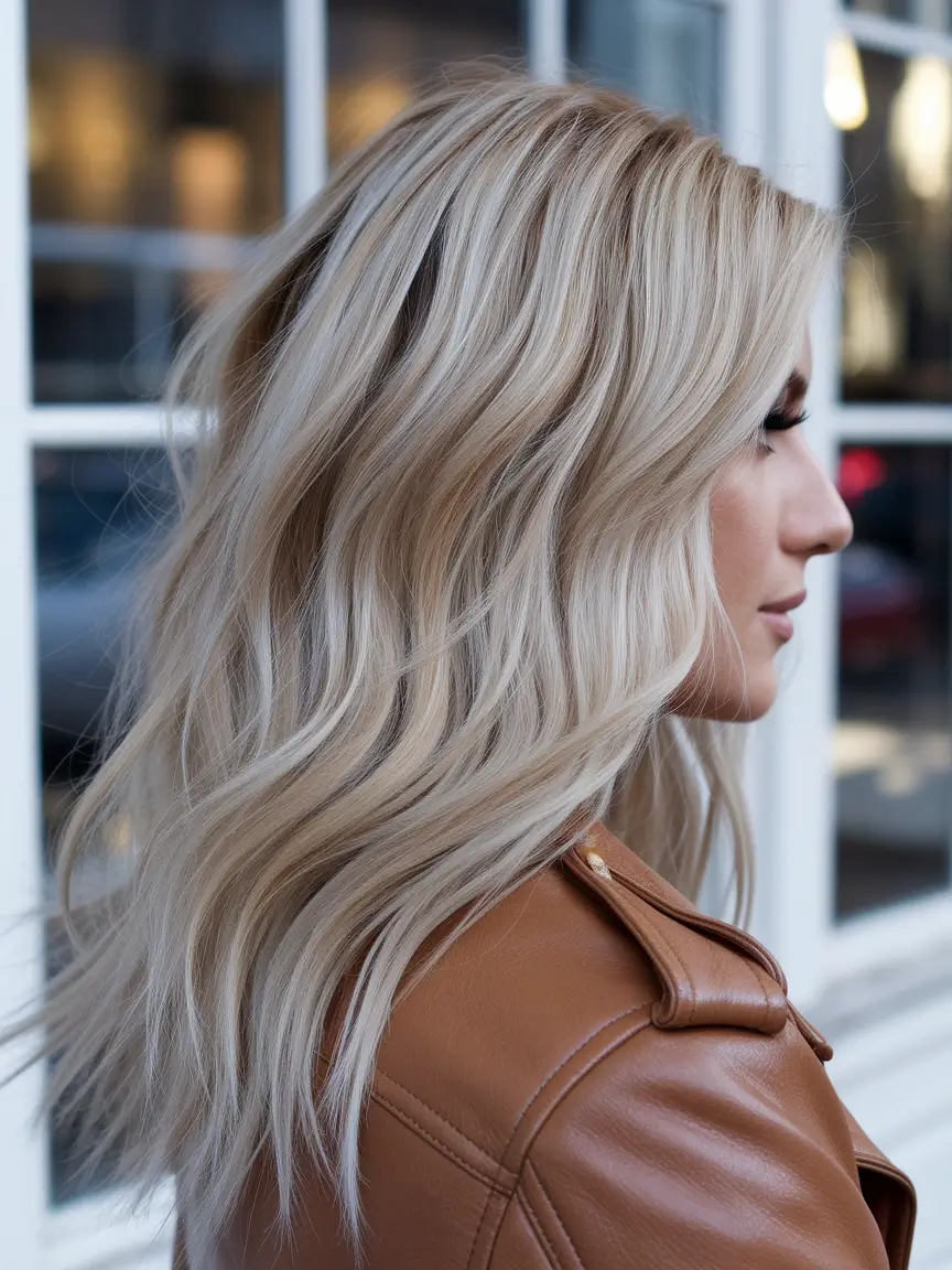 fall hair color for blondes caramel Classic Layers in Creamy Caramel Blonde