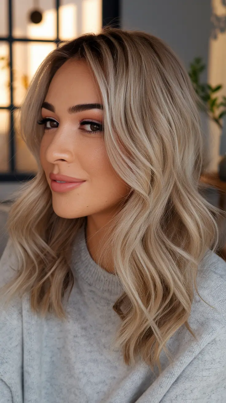 fall hair color for blondes caramel Caramel Cream Blend for Layered Waves