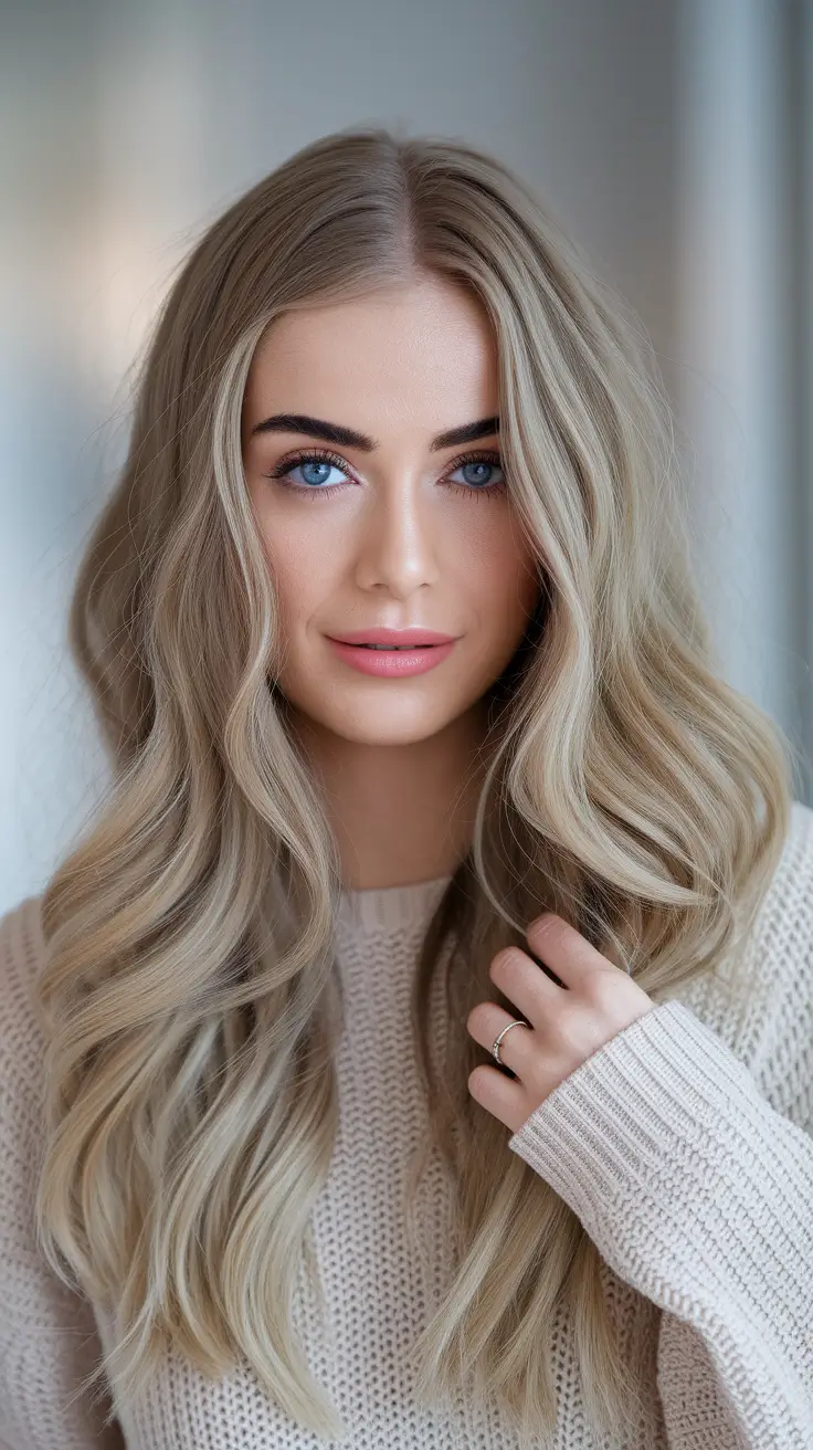 fall hair colors for cool skin tones Neutral Champagne Blonde Luxe