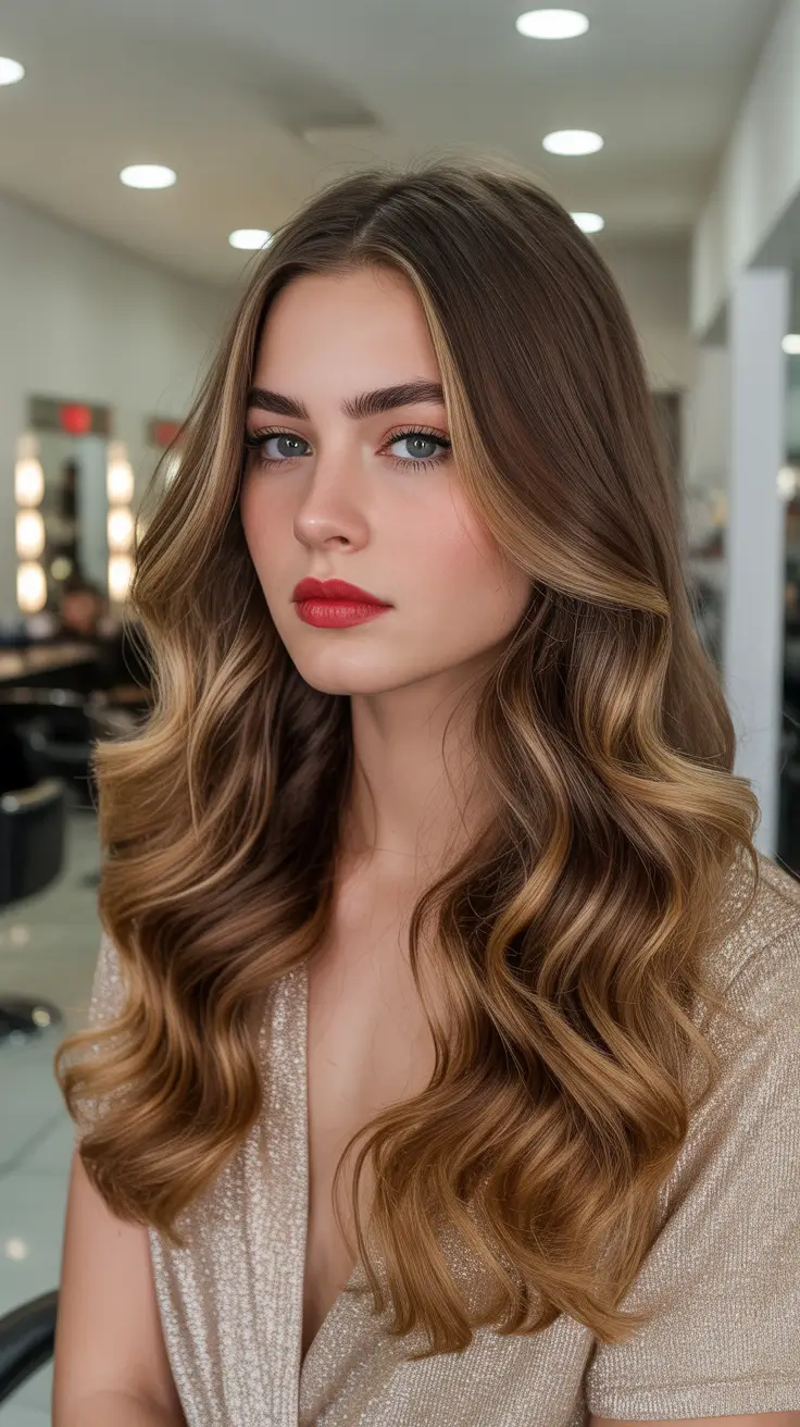 fall hair colors for cool skin tones Golden Beige Balayage With Soft Face-Framing