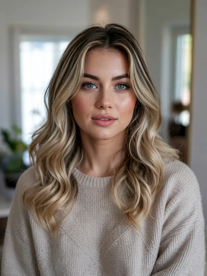 fall haircuts 2025 Creamy Blonde Layers with Airy Texture