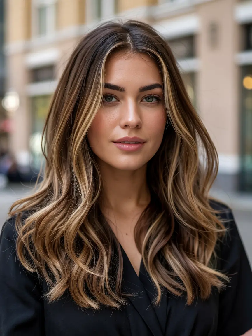 fabulous fall hair colors and hairstyles to refresh your look Chestnut Blonde Luxe Waves with Rich Dimension