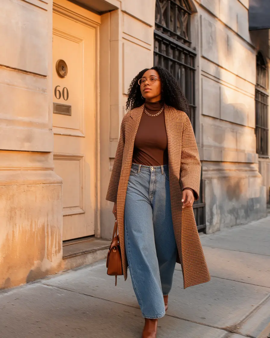 fall outfits for black women Classic Neutrals with a Twist