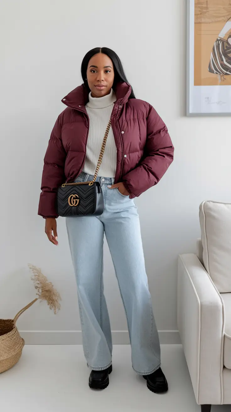 fall outfits for black women Cropped and Cozy with Street Cool