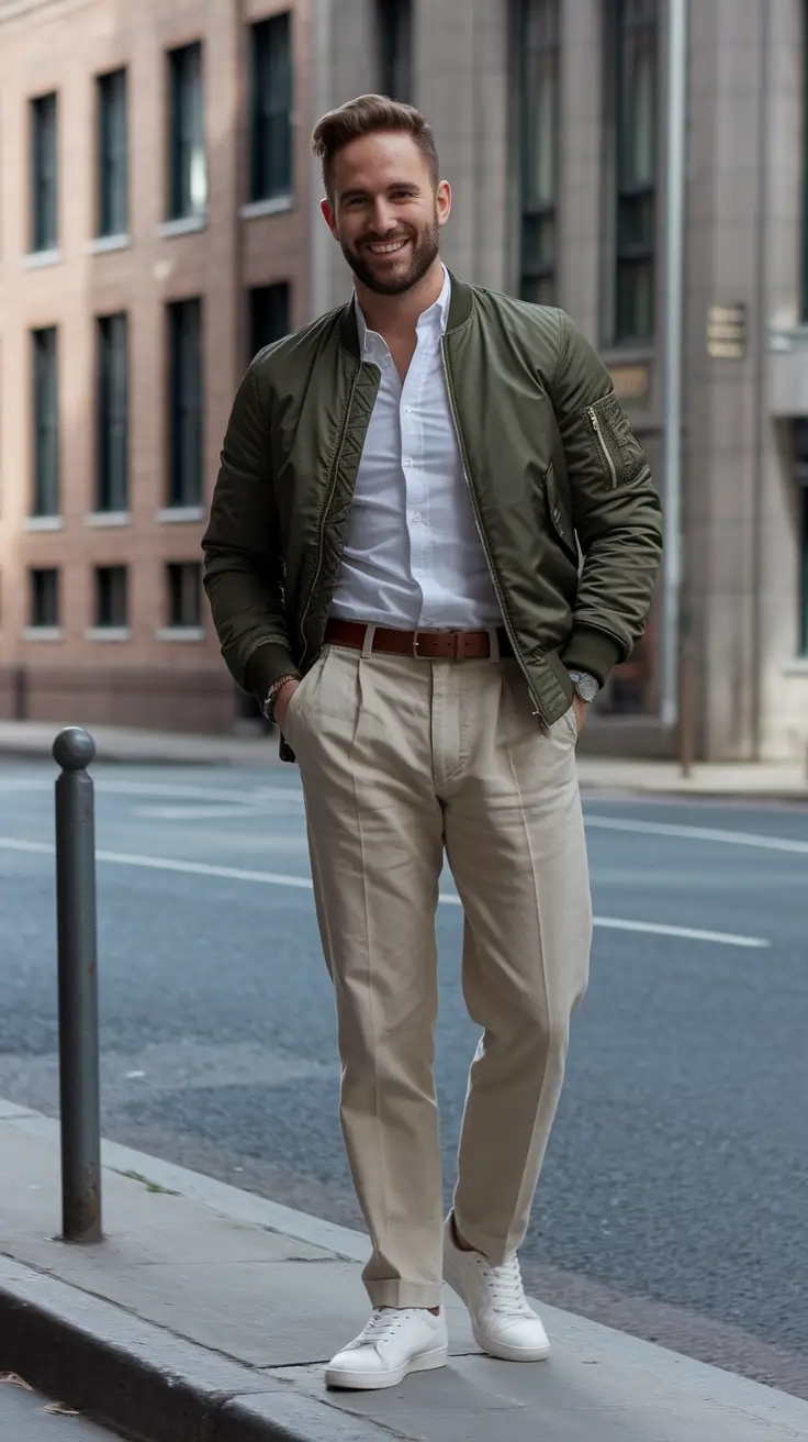 fall outfits for men 2025 Urban Cool with Tailored Ease