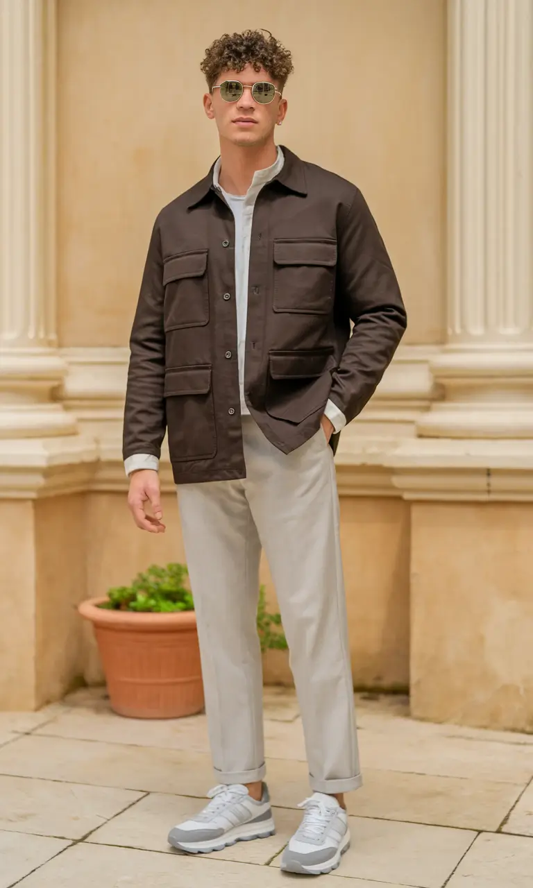 fall outfits for men 2025 Smart Utility Meets Soft Neutrals