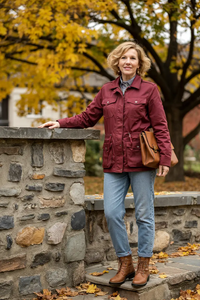 fall casual outfits women over 40 fashion ideas Wine Country Layers