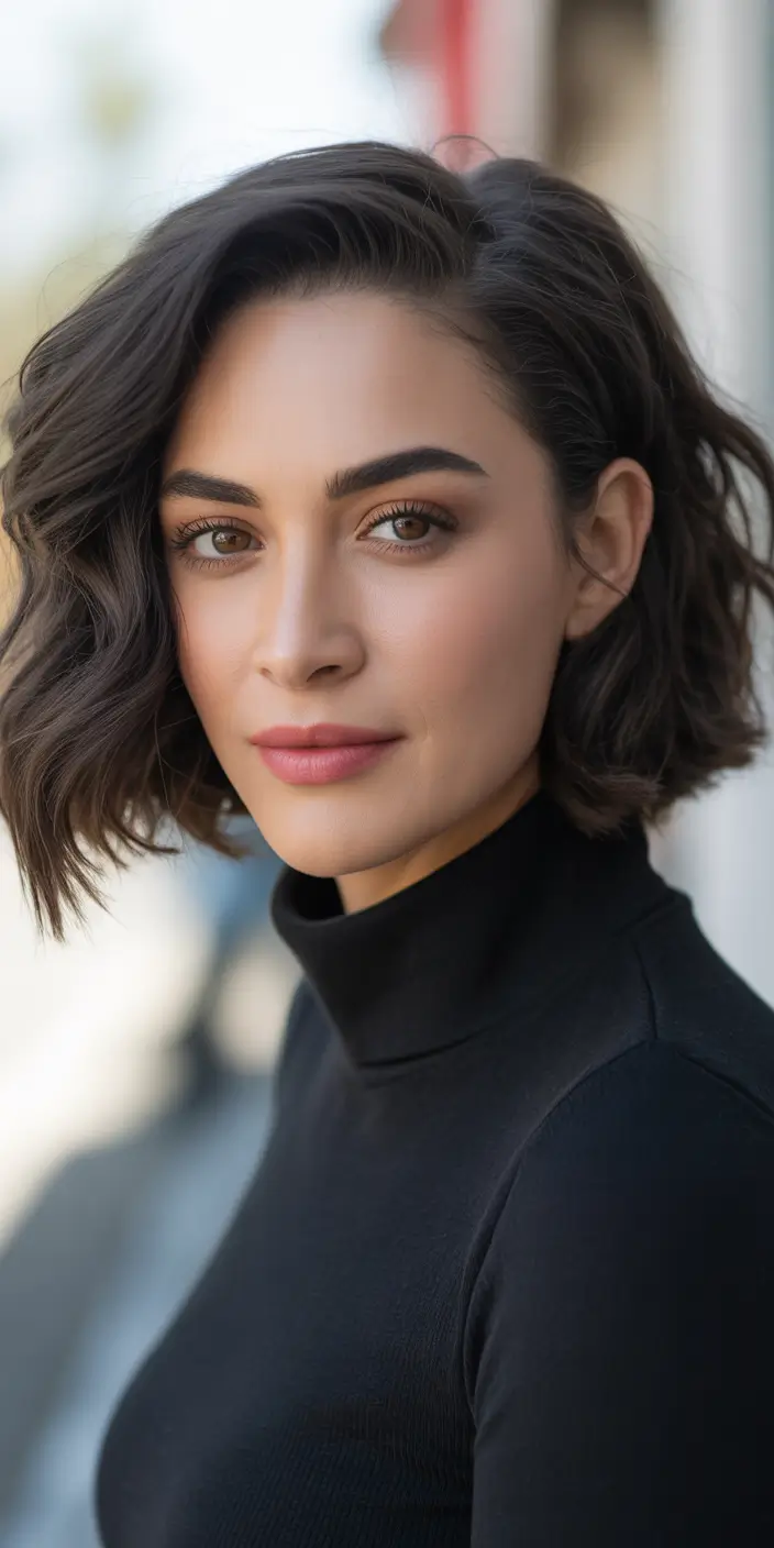 fall oval face haircuts Soft Waves & Angled Volume