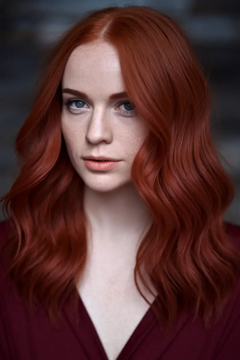 fall red hair color autumn Glossed Cinnamon for the Fall Girlies