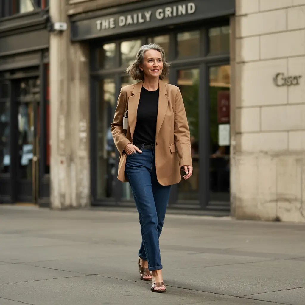 fall transition outfits The Work Blazer That Works for Everything