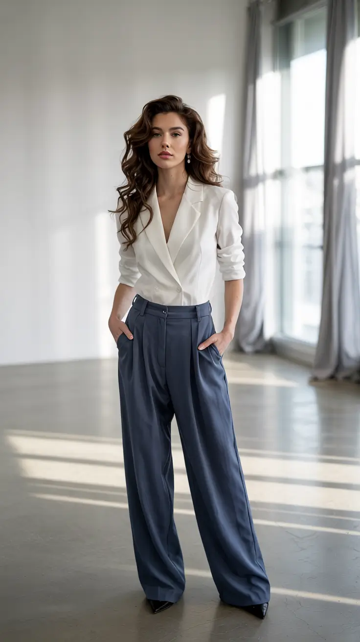 fall work outfits for women business Masculine Lines with Feminine Attitude