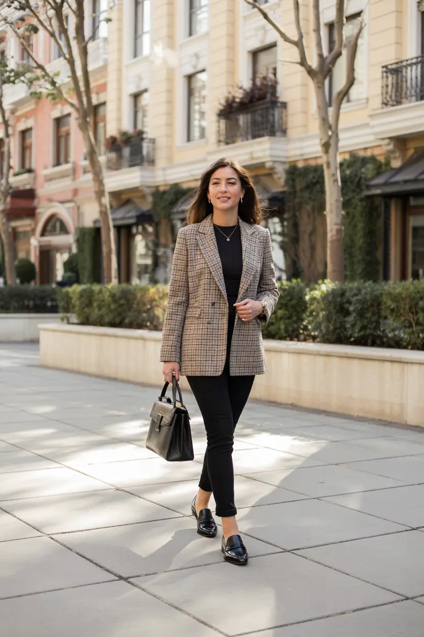 fall work outfits for women 2025 Tailored Layers for Power Walks