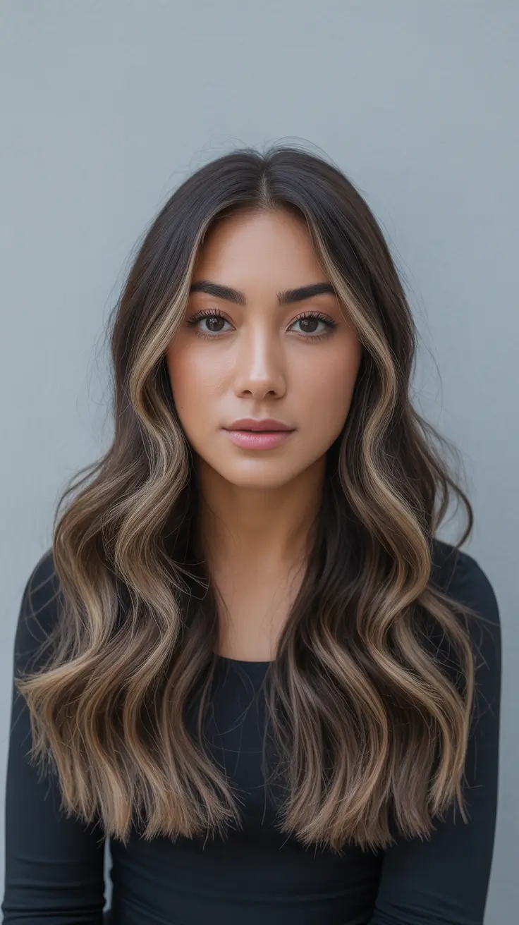hair color for brown skin Cool Blonde Contour on a Deep Base