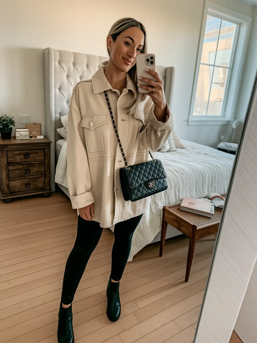 fall outfits Black and Cream: Luxe Simplicity With a Streetwear Edge
