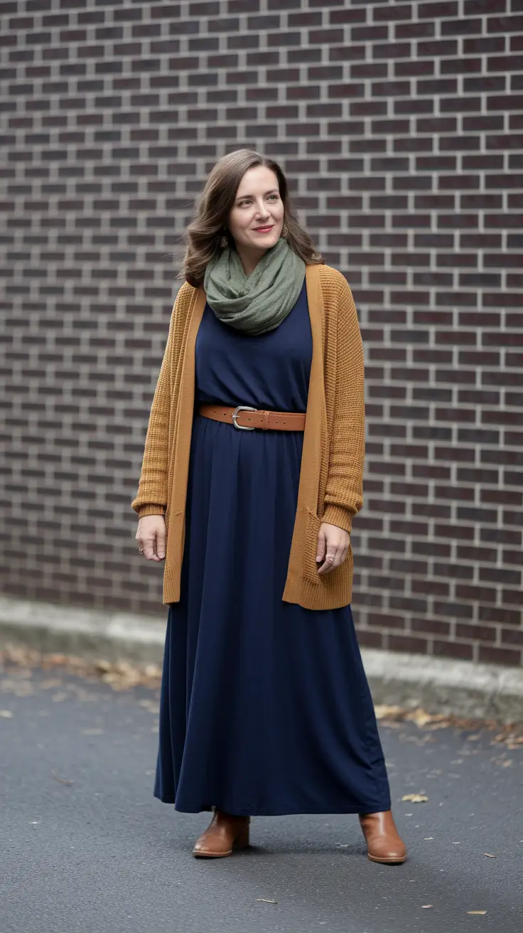 fall outfits Earthy Tones and Flow: Casual Elegance That Moves With You