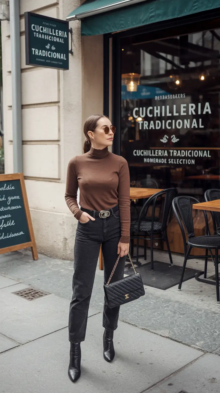 nyc fall outfits midsize Subtle Drama with Monochrome Base