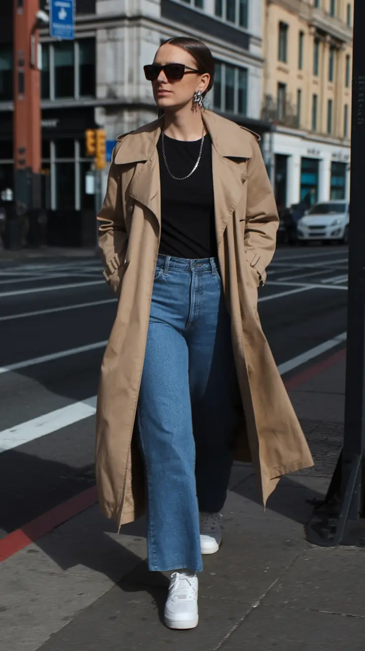 nyc fall outfits The Classic Trench Reboot