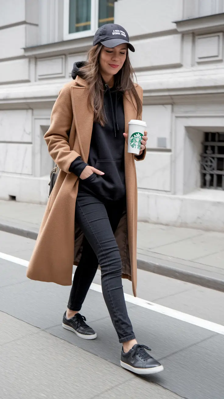 nyc fall outfits Coffee Run, but Make It Fashion