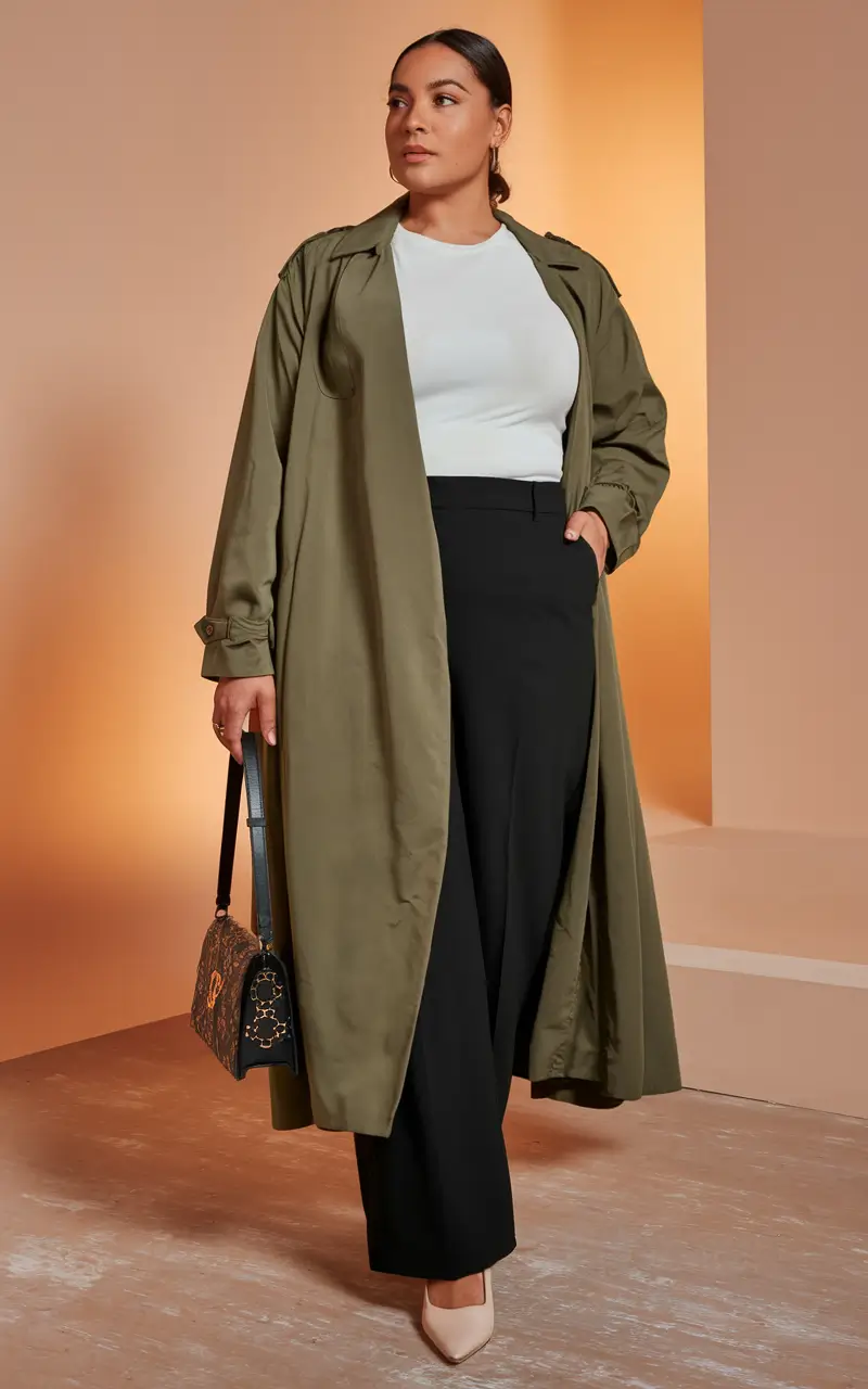 plus size fall fashion Minimalist & Strong