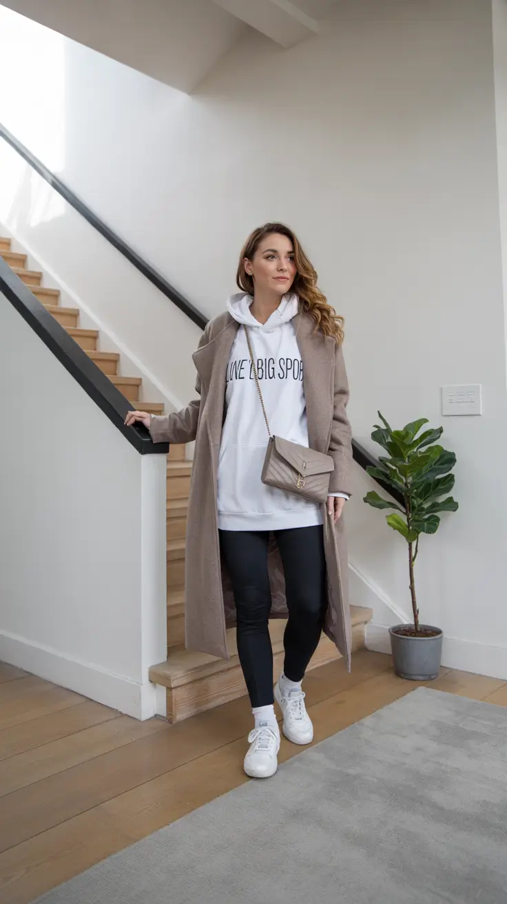 simple casual fall outfits Sporty Neutrals for Brunch & Errands